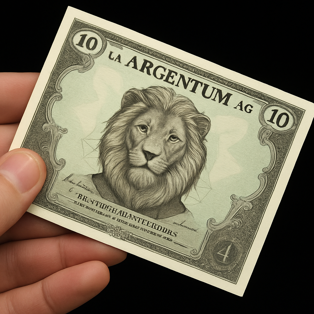 Argentum nueva moneda Argentina